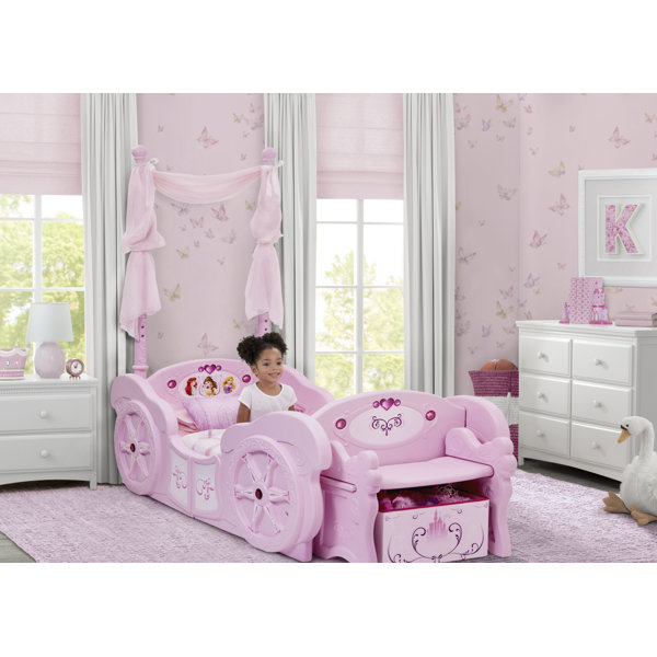 Delta Children Disney Princess Carriage Convertible Toddler Bed
